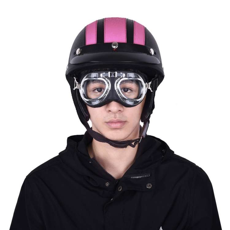 Winter Season Motorcycle Breathable Safty Helmet(Pink)