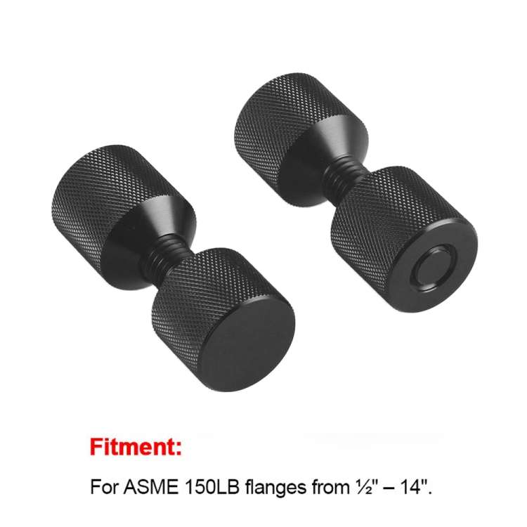1-1/8 inch Two Hole Pins Set Handy 6061 Aluminum Construction 2 Hole Flange Alignment Pin