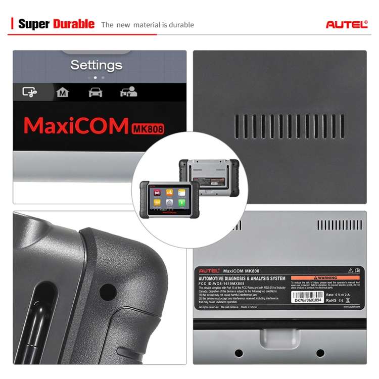 AUTEL MaxiCOM MK808 Car Code Reader OBD2 Fault Detector Diagnostic Scanner Tool