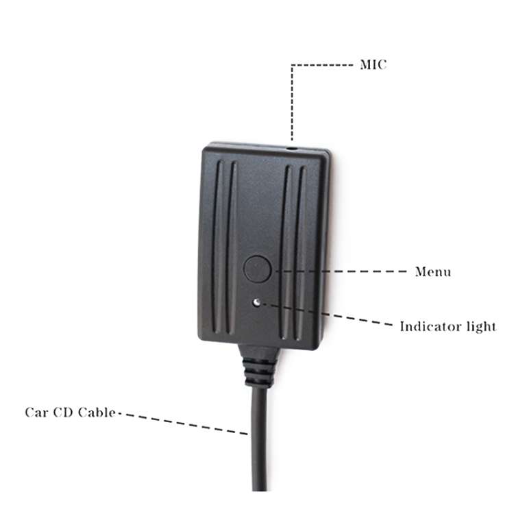 Car Wireless Bluetooth Module AUX Audio Adapter Cable AUX Bluetooth Music + MIC for Mazda M6 M3 RX-8