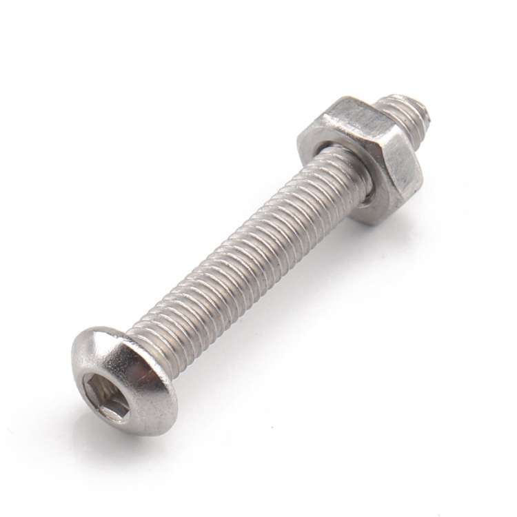 190 PCS 304 Stainless Steel Screws and Nuts M3 Hex Socket Head Cap Screws Gasket Wrench Assortment S