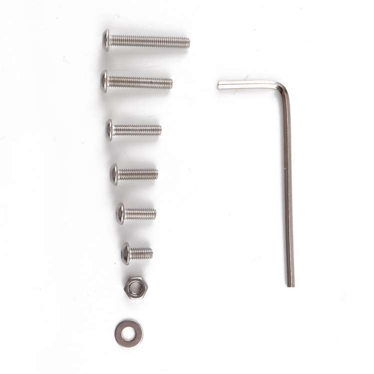 190 PCS 304 Stainless Steel Screws and Nuts M3 Hex Socket Head Cap Screws Gasket Wrench Assortment S