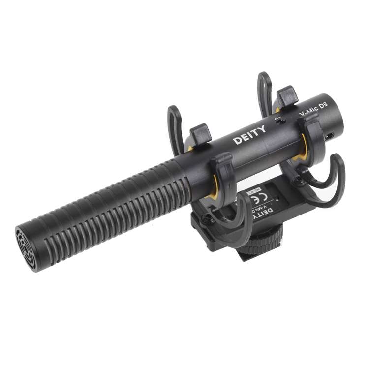 Deity V-Mic D3 Pro Kit Directional Condenser Shotgun Microphone with Shock Mount with Handle (Black)