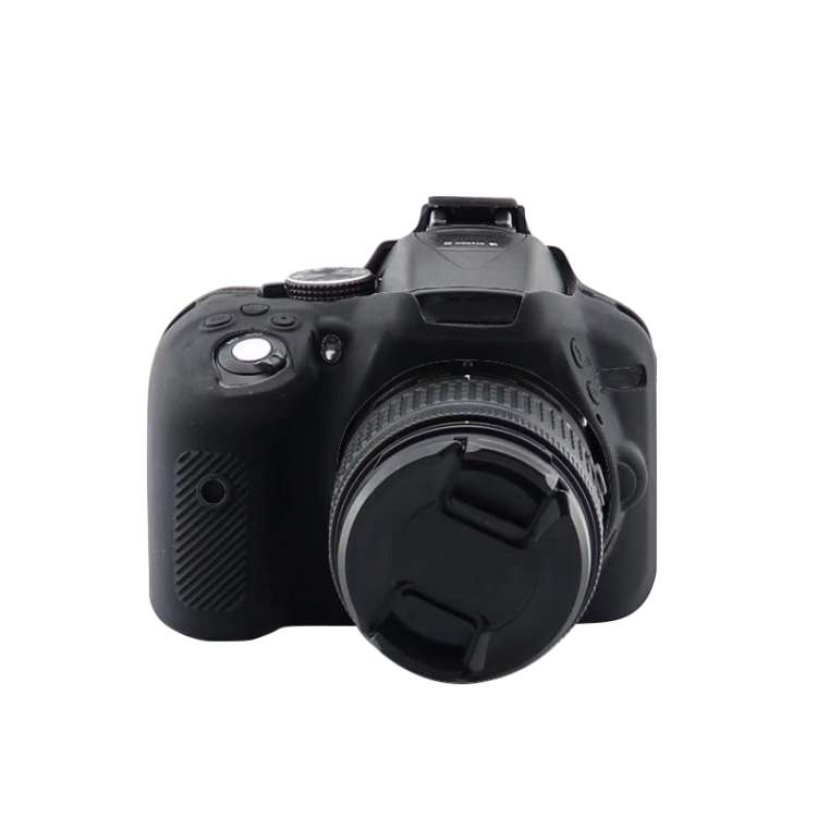 Soft Silicone Protective Case for Nikon D5300(Black)