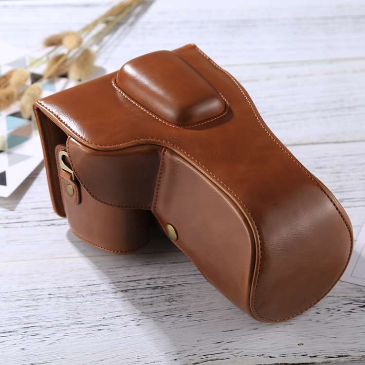 Full Body Camera PU Leather Case Bag for Nikon D5300 / D5200 / D5100 (18-55mm / 18-105mm / 18-140mm