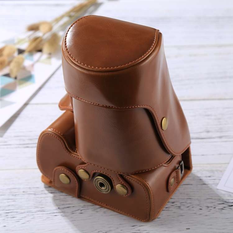 Full Body Camera PU Leather Case Bag for Nikon D5300 / D5200 / D5100 (18-55mm / 18-105mm / 18-140mm