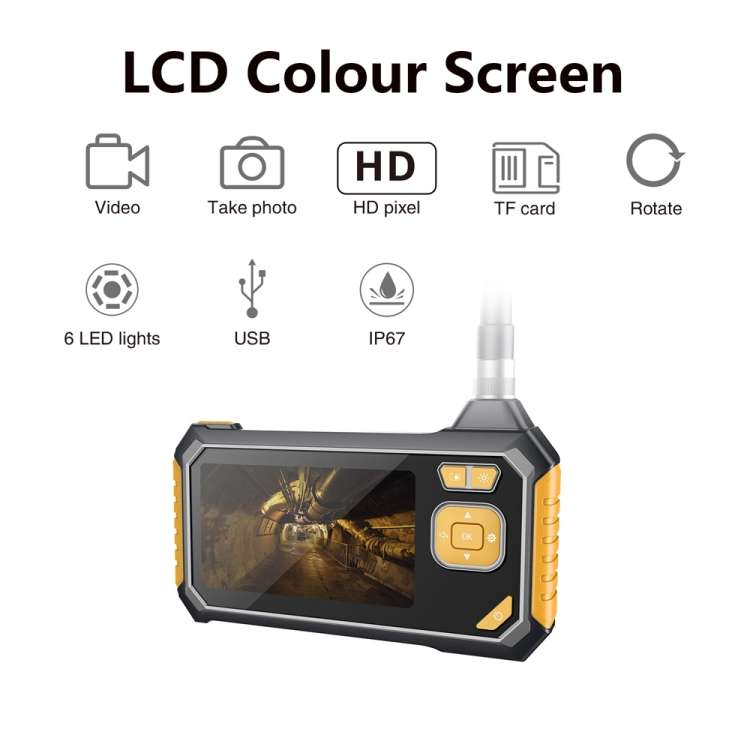 inskam113 IP67 1080P HD Digital 4.3 inch Display Screen Handheld Endoscope Industrial Home Endoscope