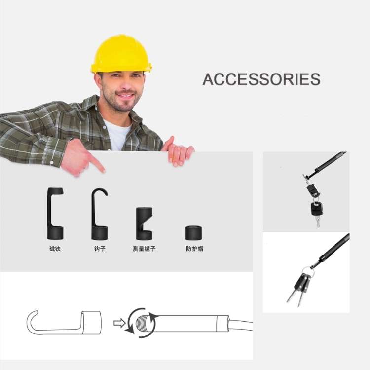 inskam113 IP67 1080P HD Digital 4.3 inch Display Screen Handheld Endoscope Industrial Home Endoscope