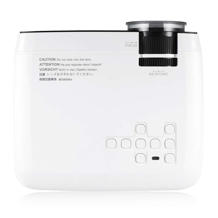 E400 1600 Lumens 1280x720 720P Portable HD LED Smart Projector Children Projector (Basic Edition)
