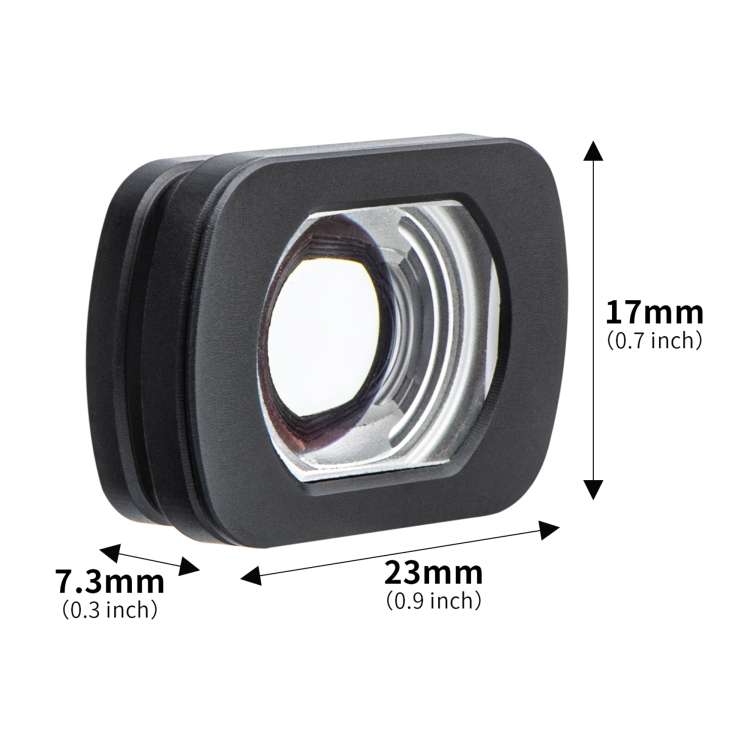 For DJI OSMO Pocket 3 STARTRC Drone Wide-Angle Lens Filter (Black)
