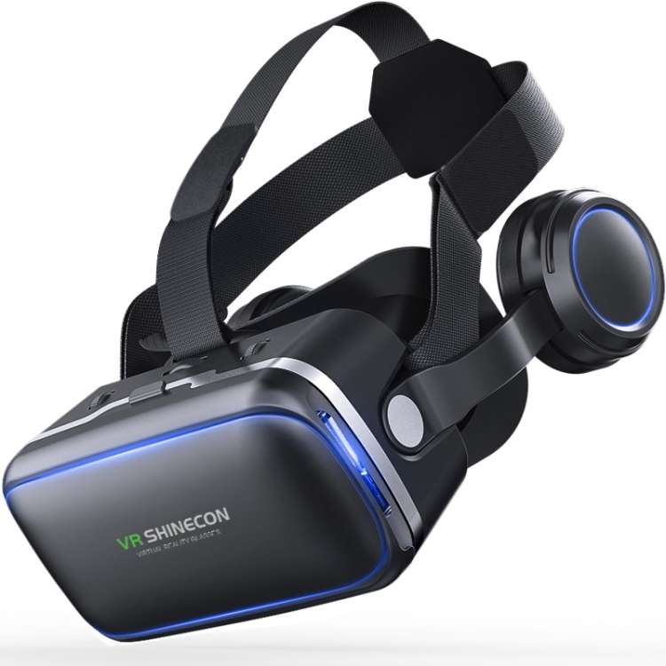 VR SHINECON G04E Virtual Reality 3D Video Glasses Suitable for 3.5 inch - 6.0 inch Smartphone with H