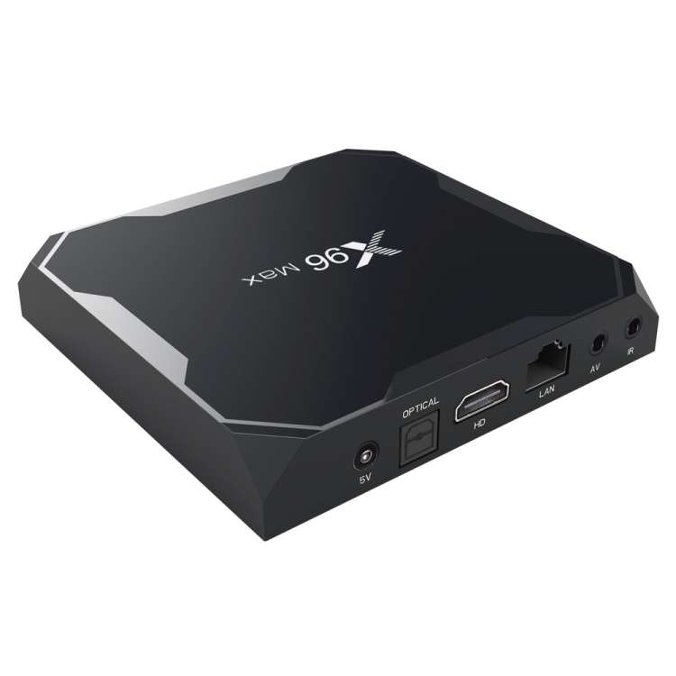 X96 Max 4K Ultra HD Media Player Smart TV Box with Remote Controller, Android 8.1, Amlogic S905X2 Qu