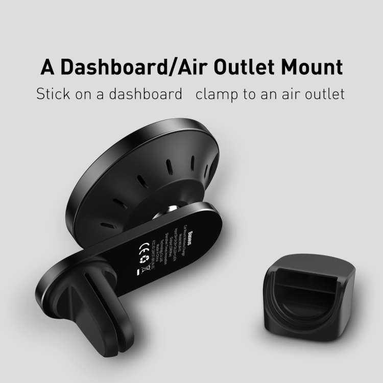 Baseus WXJN-01 Big Energy Car Mount Wireless ChargerFor Dashboards and Air Outlets(Cyan Black)