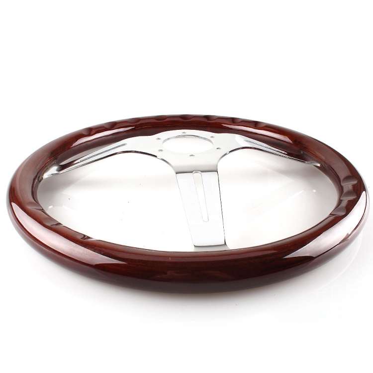 FXP8131+FXP8120A Car Modification 380mm Racing Sports Universal Perforated Steering Wheel