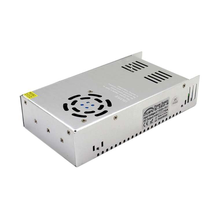 S-350-5 DC5V 70A 350W Light Bar Regulated Switching Power Supply LED Transformer, Size: 215 x 115 x