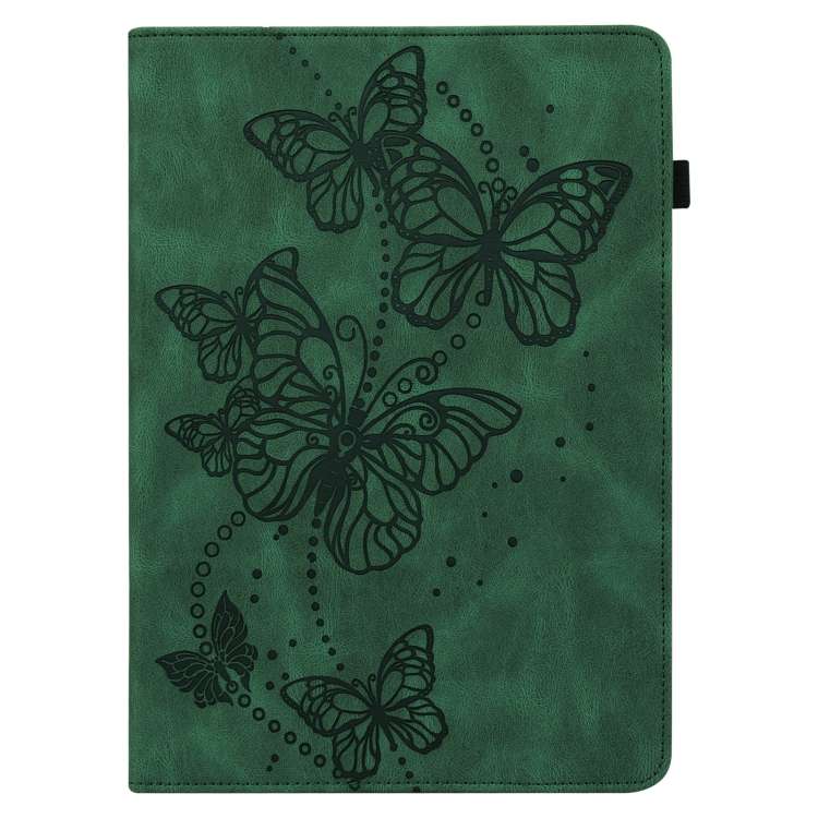 For Lenovo Tab M10 Plus / Tab M10 FHD Plus 10.3 inch TB-X606F TB-606X Embossed Butterfly Pattern Hor