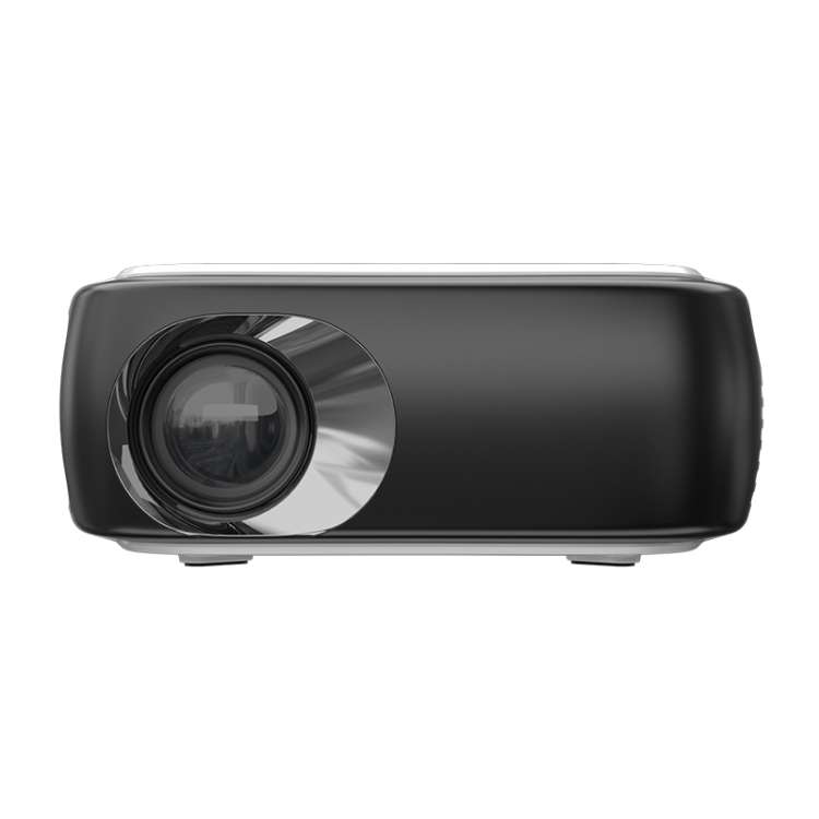DR-860 1920x1080 1000 Lumens Portable Home Theater LED Projector, Plug Type: US Plug(Black White)