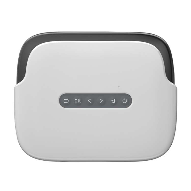 DR-860 1920x1080 1000 Lumens Portable Home Theater LED Projector, Plug Type: US Plug(Black White)