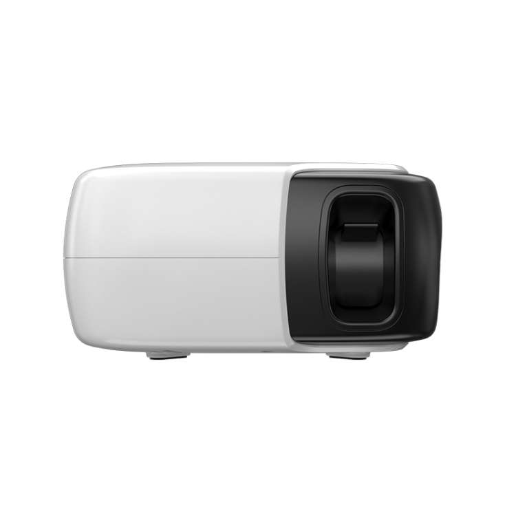 DR-860 1920x1080 1000 Lumens Portable Home Theater LED Projector, Plug Type: US Plug(Black White)
