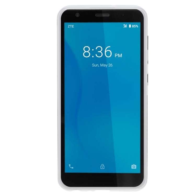 TPU Phone Case For ZTE Quest 5(Transparent White)