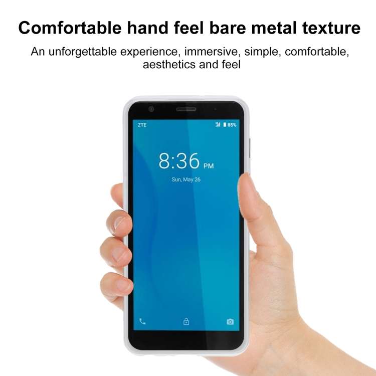 TPU Phone Case For ZTE Quest 5(Transparent White)