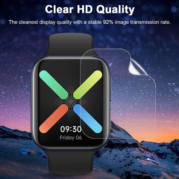 For OPPO Watch 46mm Soft Hydrogel Film Watch Screen Protector