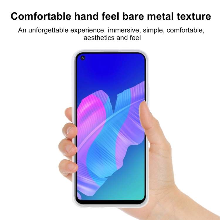 TPU Phone Case For Huawei P40 lite E(Transparent White)