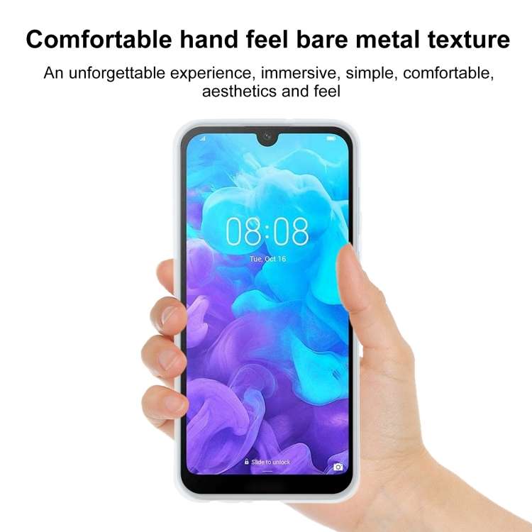 TPU Phone Case For Huawei Y5 2019(Transparent White)