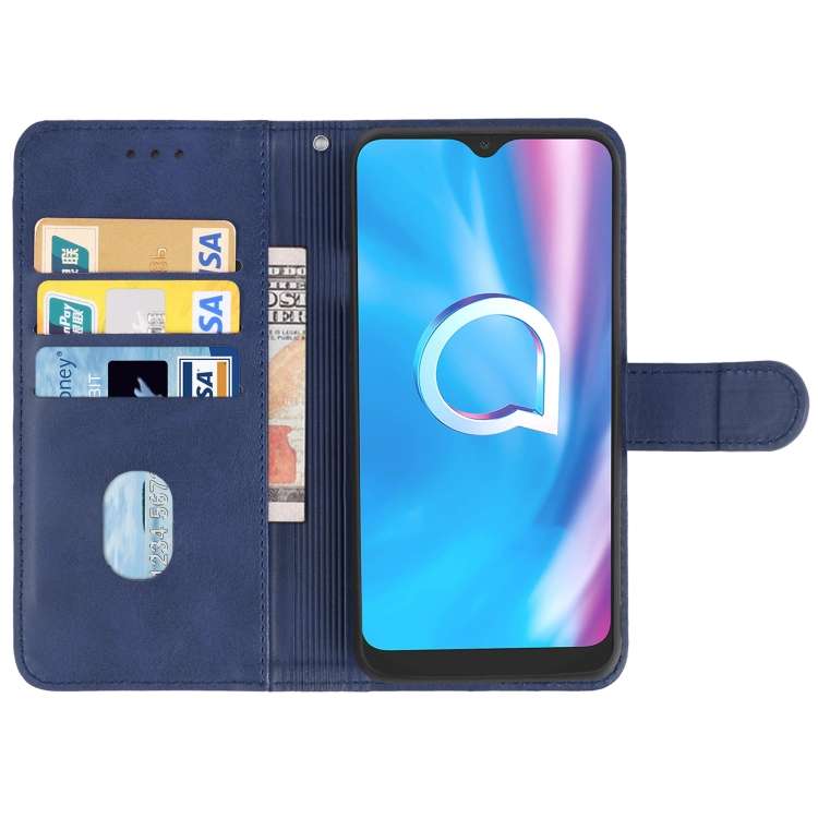 Leather Phone Case For Alcatel 1SE 2020(Blue)