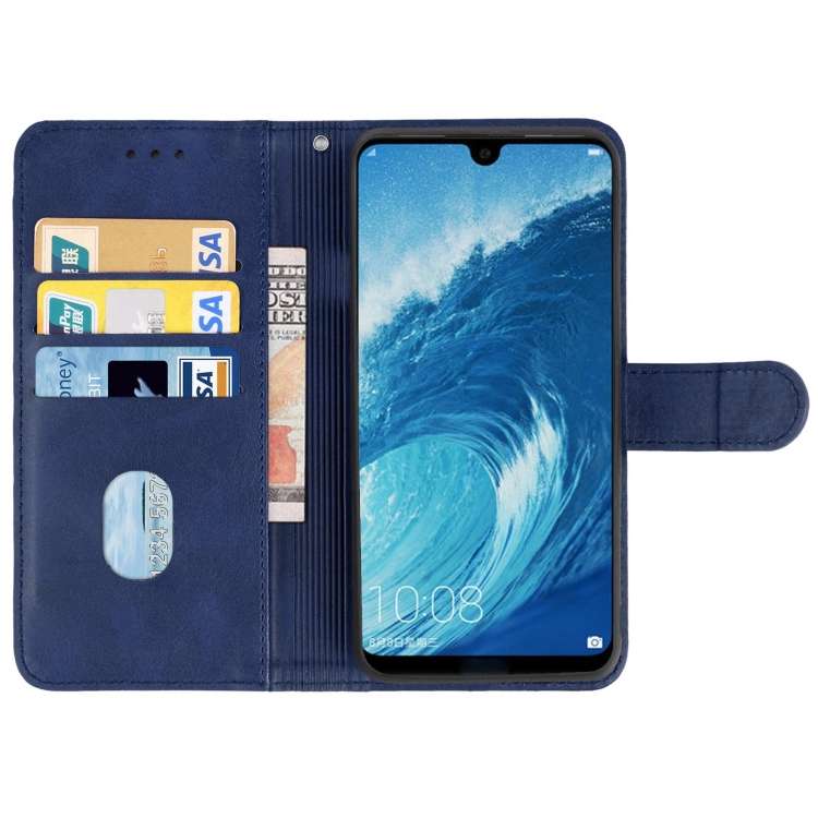 Leather Phone Case For Huawei Enjoy Max(Blue)