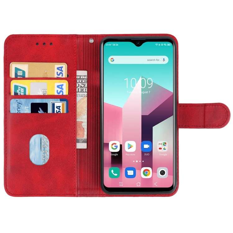 Leather Phone Case For Blackview A80 Pro / A80 Plus(Red)