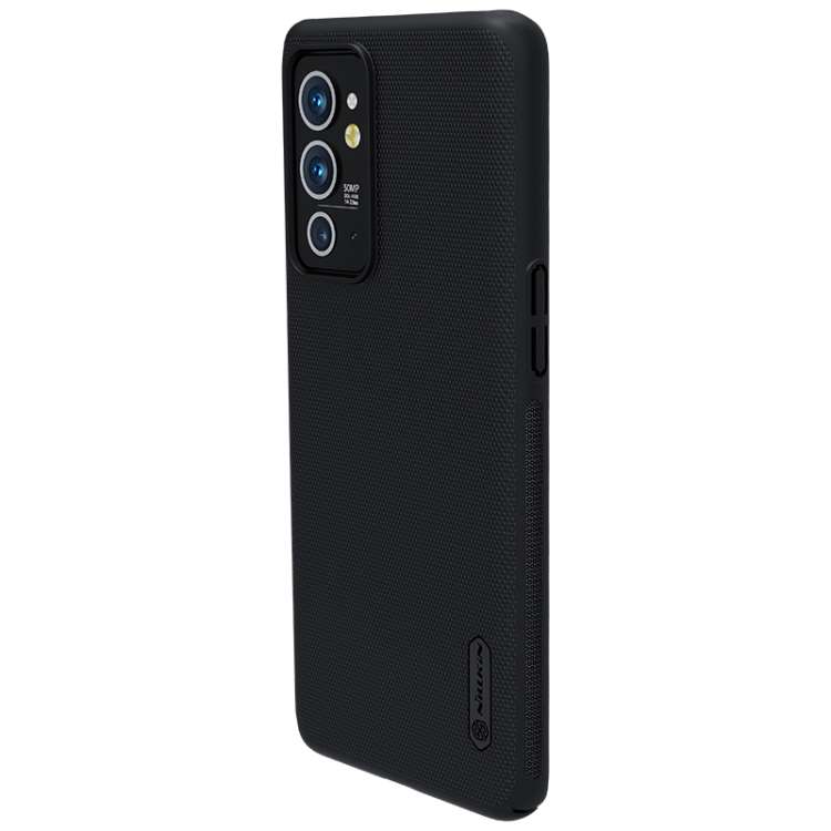For OnePlus 9RT 5G NILLKIN Frosted Concave-convex Texture PC Phone Case(Black)