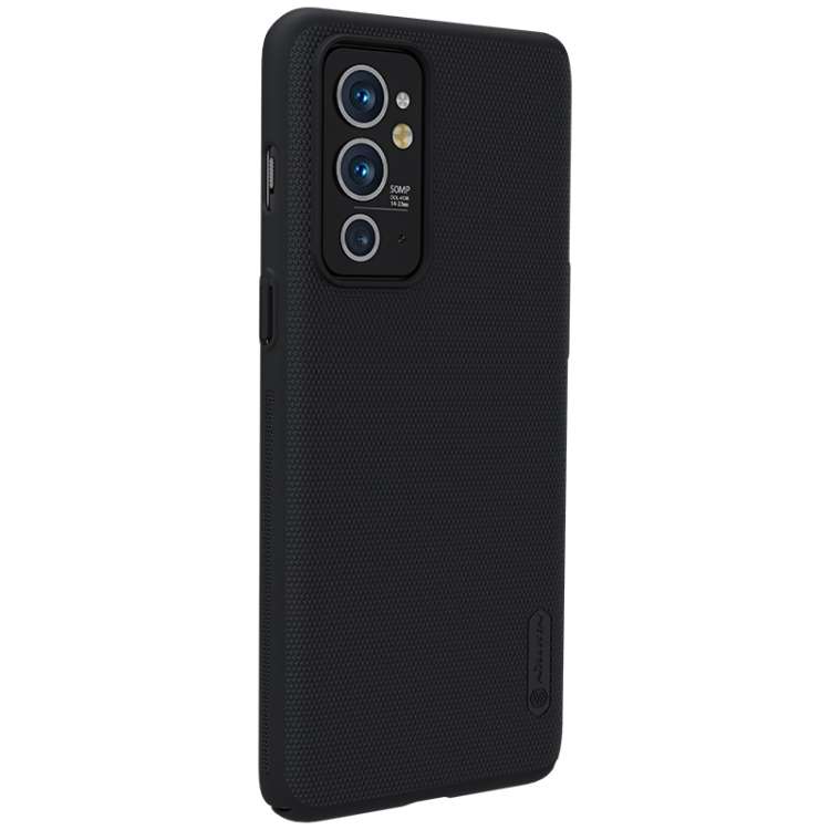 For OnePlus 9RT 5G NILLKIN Frosted Concave-convex Texture PC Phone Case(Black)