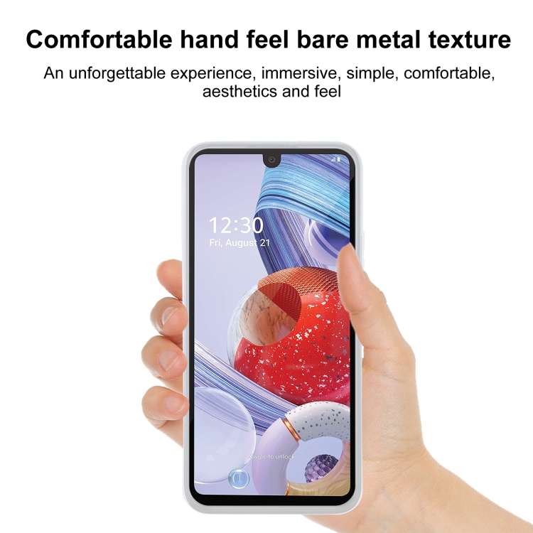TPU Phone Case For LG Stylo 6 / Stylus 6(Pudding Transparent White)