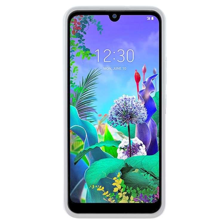 TPU Phone Case For LG Q60(Transparent White)