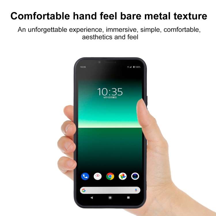 For Sony Ericsson Xperia 10 II TPU Phone Case(Pudding Black)