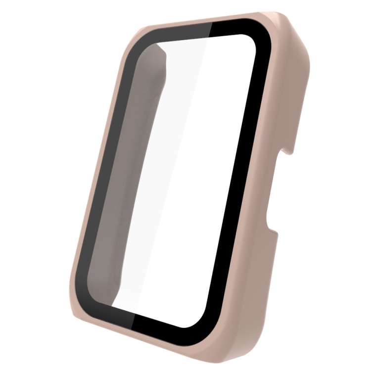 For Huawei Band 6 Pro / Honor Band 6 PC+Tempered Glass Watch Case(Cherry Blossom Pink)