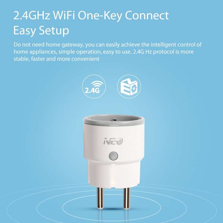 NEO NAS-WR01W 16A 2.4G WiFi EU Smart Plug