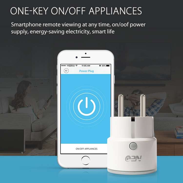 NEO NAS-WR01W 16A 2.4G WiFi EU Smart Plug