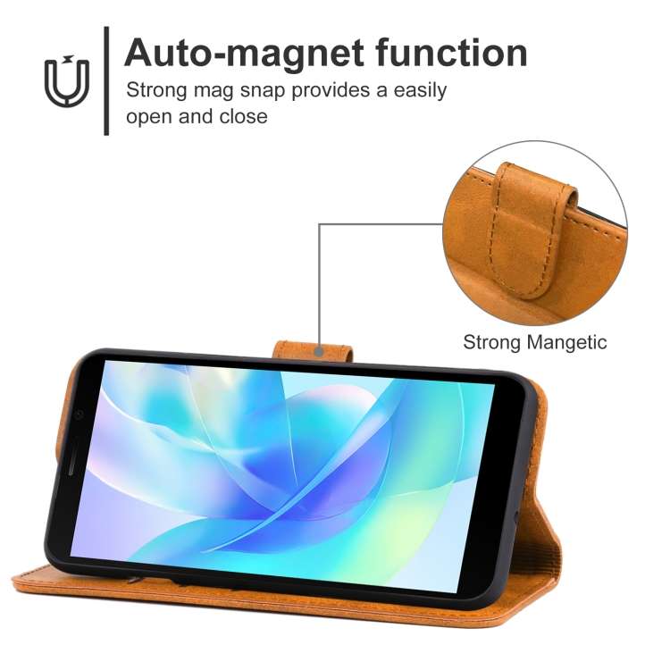 For Doogee X97 / X97 Pro  Leather Phone Case(Brown)