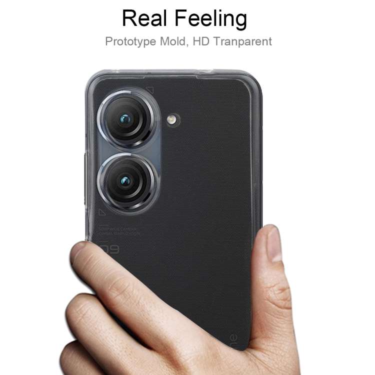 For ASUS Zenfone 9 / Zenfone 10 Ultra-thin Transparent TPU Phone Case