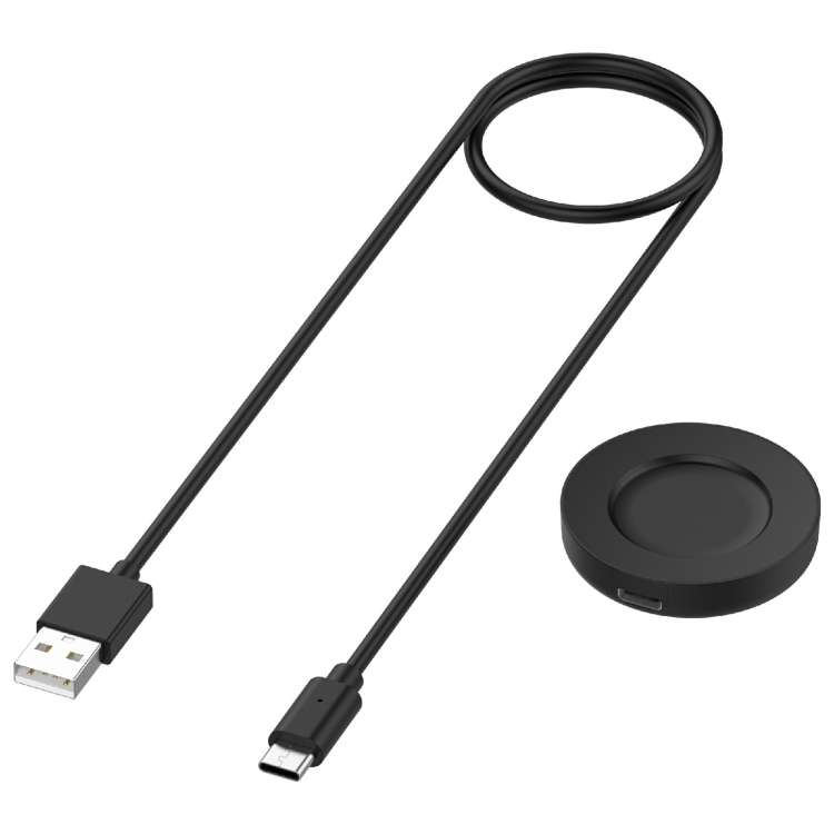 For Xiaomi Watch S1 M2108W1 Magnetic Wireless Charger with 1m Charging Cable(Black)