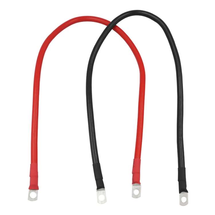10AWG 6-5 Car 50cm Red + Black Pure Copper Battery Inverter Cable