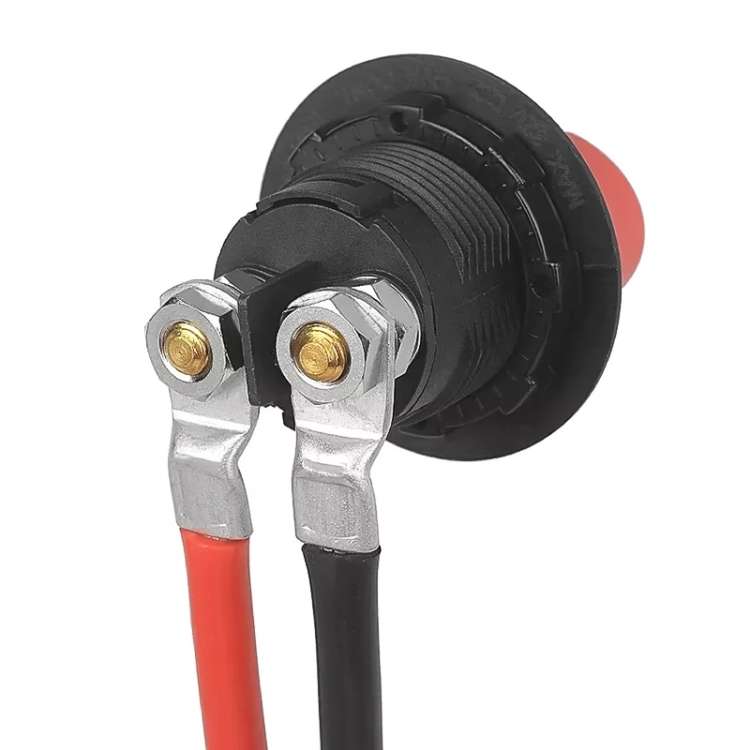 10AWG 6-5 Car 50cm Red + Black Pure Copper Battery Inverter Cable
