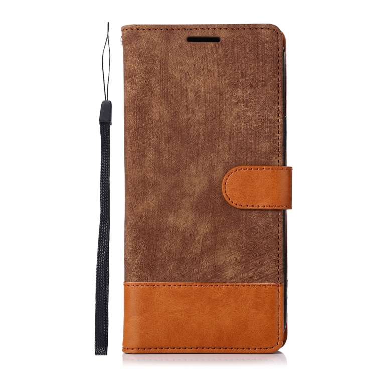 For Xiaomi 12 Pro Splicing Leather Phone Case(Brown)