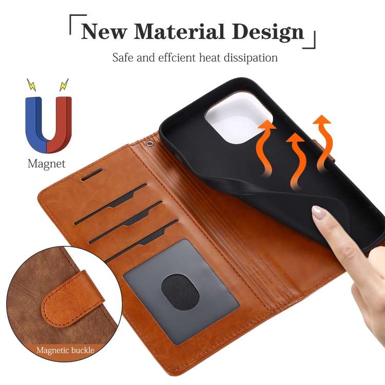 For Xiaomi 12 Pro Splicing Leather Phone Case(Brown)