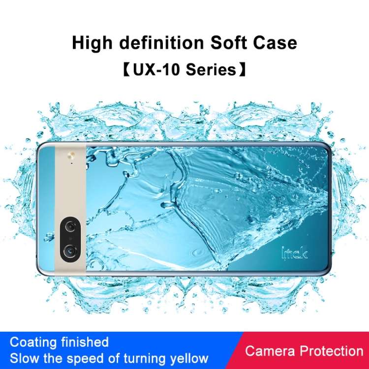 For Google Pixel 7 IMAK UX-10 Series Transparent Shockproof TPU Phone Case(Transparent)