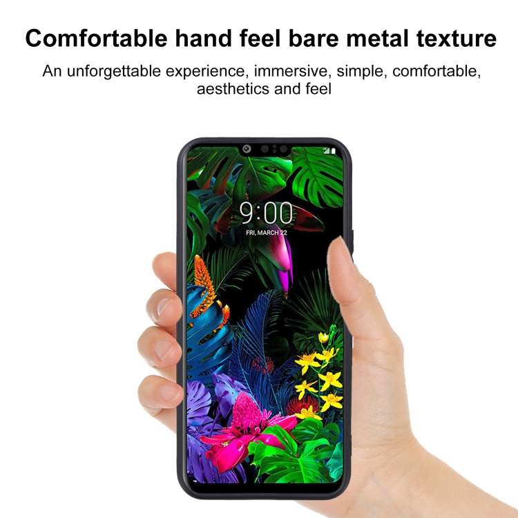 For LG G8 ThinQ TPU Phone Case(Black)