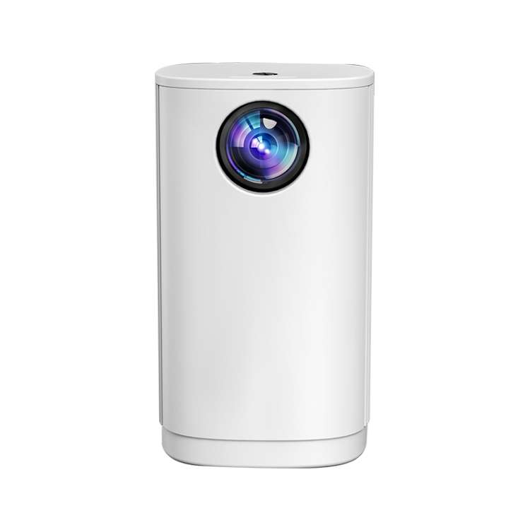 T1 480x360 800 Lumens Portable Mini LED Projector, Specification:EU Plug(White)