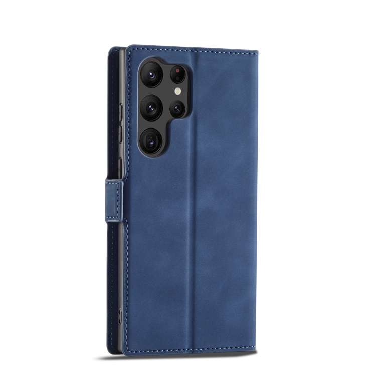 For Samsung Galaxy S23 Ultra 5G Forwenw Dream Series Oil Edge Strong Magnetism Leather Phone Case(Bl